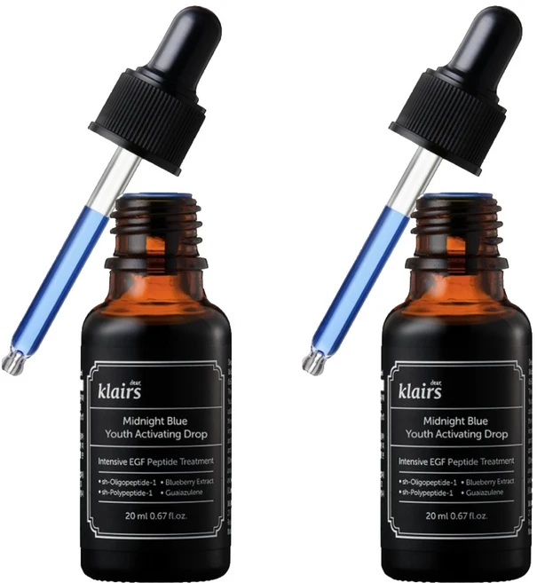 클레어스 미드나잇 블루 유스 액티베이팅 드롭 앰플, 20ml, 2개 - 쿠팡