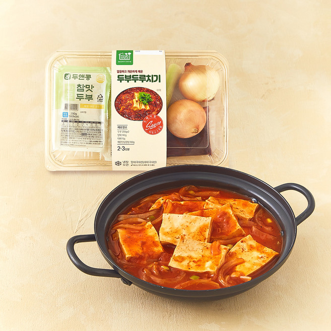 프레시밀 깔끔하고 개운하게 매운 두부두루치기, 655g, 1개
