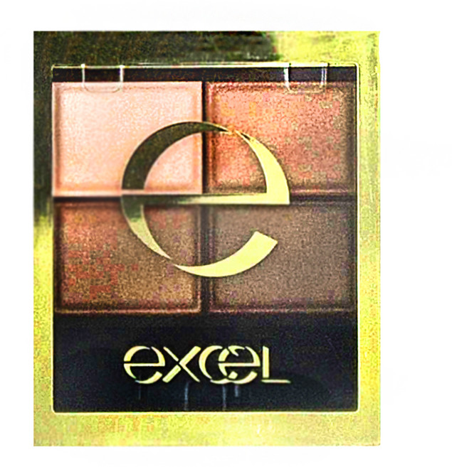 日本 EXCEL 裸色深邃眼影, SR04 率性燻棕, 1個