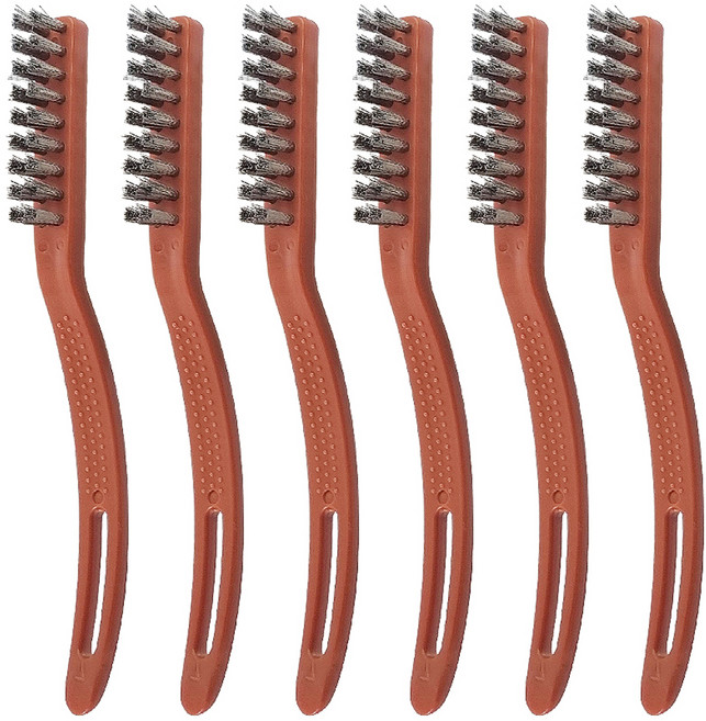 데일드 묵은때 제거 스텐 브러쉬, 혼합색상, 6개