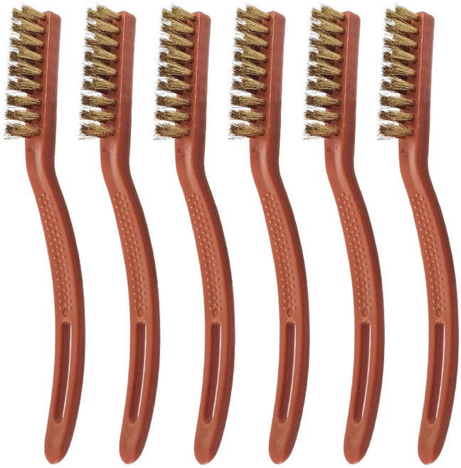 데일드 묵은때 제거 신주 브러쉬, 혼합색상, 6개