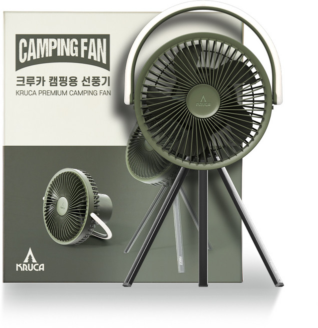 블루필 LED무드등 휴대용 무선 크루카 캠핑선풍기, BFN701