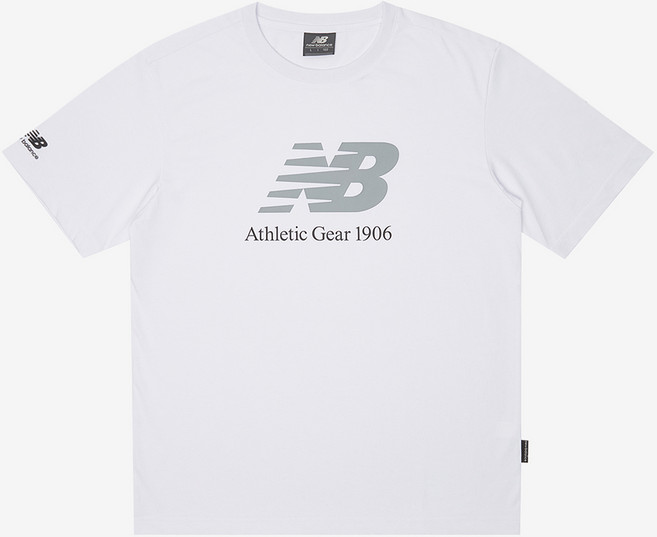 뉴발란스 남녀공용 UNI 에센셜 빅로고 반팔티 NBNEFB3005