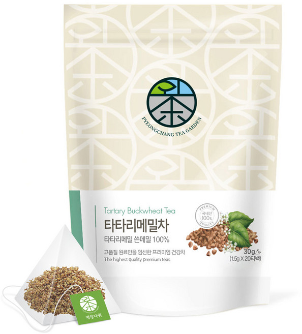 평창다원 타타리 메밀차 생분해 티백, 1.5g, 20개입, 1개