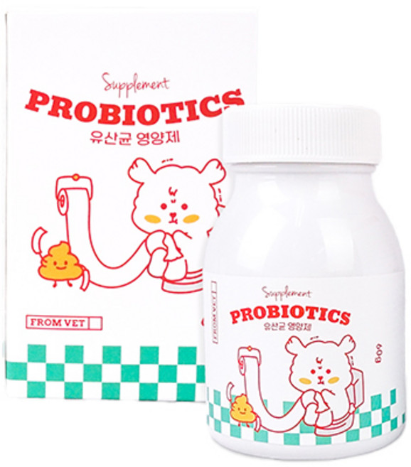 프롬벳 반려동물 프로바이오틱스 영양제, 장건강/유산균, 60g, 1개
