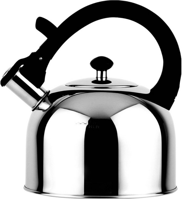 ZEBRA 斑馬牌 304不銹鋼 IMAGE 形象笛音壺, 3.5L, 黑色, 1個