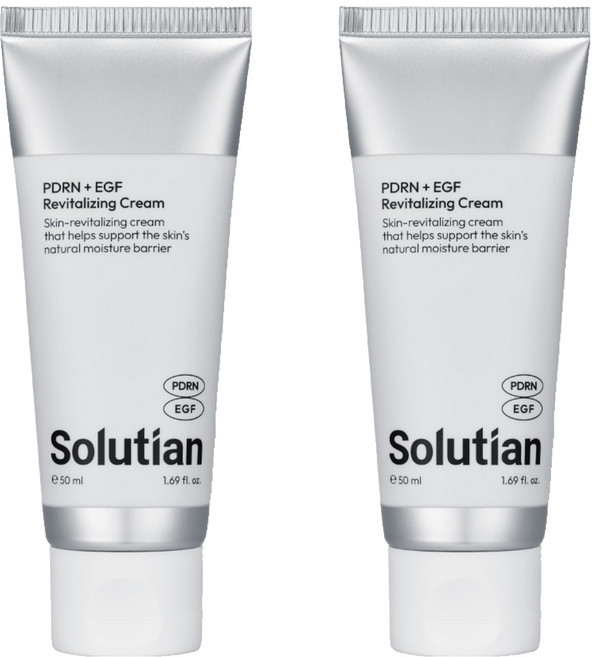 솔루시안 PDRN + EGF 리바이탈라이징 크림, 2개, 50ml