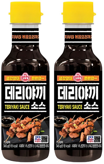 오뚜기 데리야끼 소스, 345g, 2개