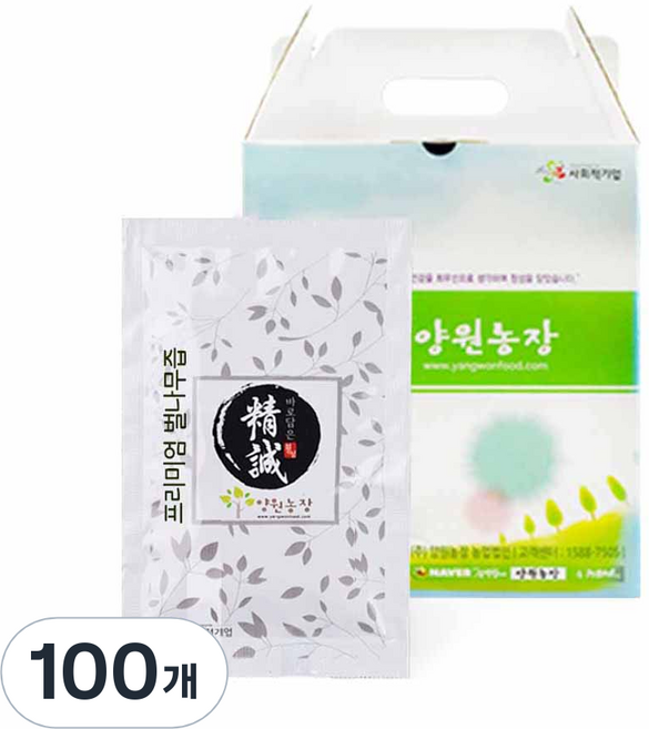 양원농장 프리미엄벌나무즙, 100개, 80ml