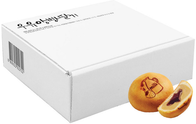 화과방 우유앙빵 딸기 20p, 700g, 1개