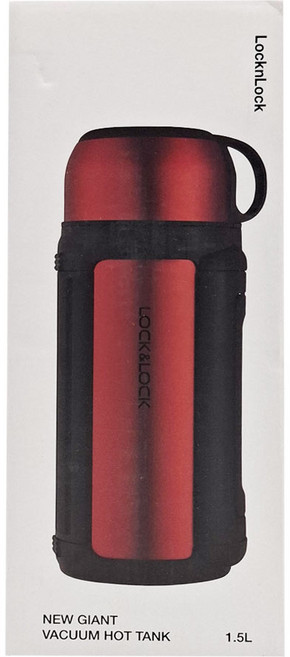 LocknLock 樂扣樂扣 新佳益 特廣口壺 LHC1426R-OCH 口徑 72mm, 紅色, 1.5L, 1個