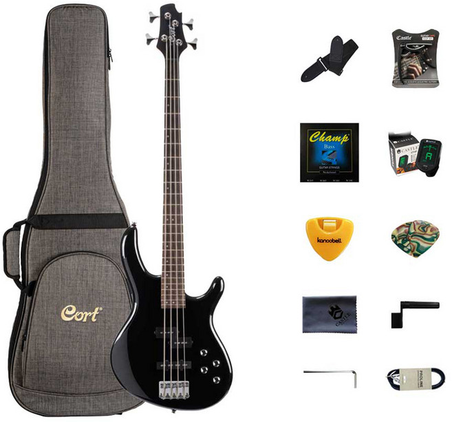 콜트 일렉트릭 베이스 기타, Action Plus BK, 혼합 색상, 1개