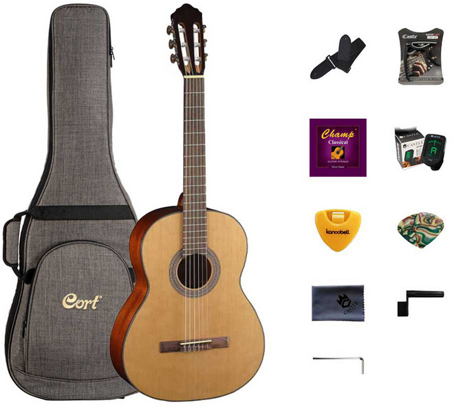 콜트 클래식 기타, AC200 NAT, 혼합 색상, 1개