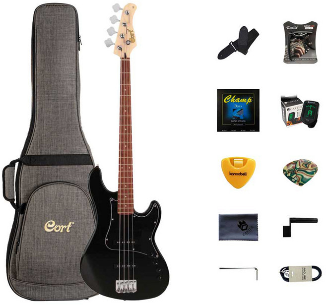 콜트 GB34JJ BK 베이스 기타, Black, 1개