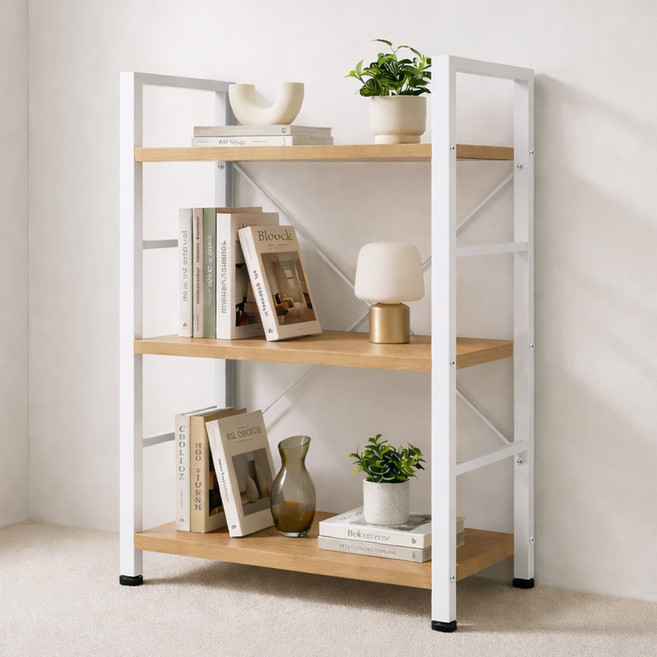코멧 3단 책장, 화이트