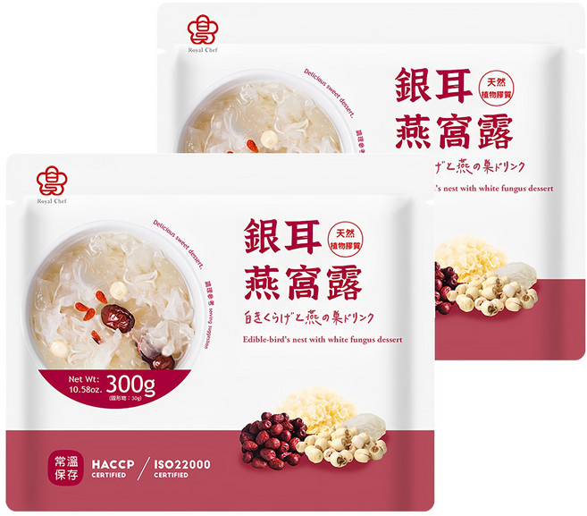 大甲佳旭 銀耳燕窩露, 300g, 2包