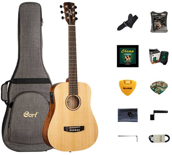 콜트 Earth mini E Adirondack 어쿠스틱 기타, Open Pore, 1개