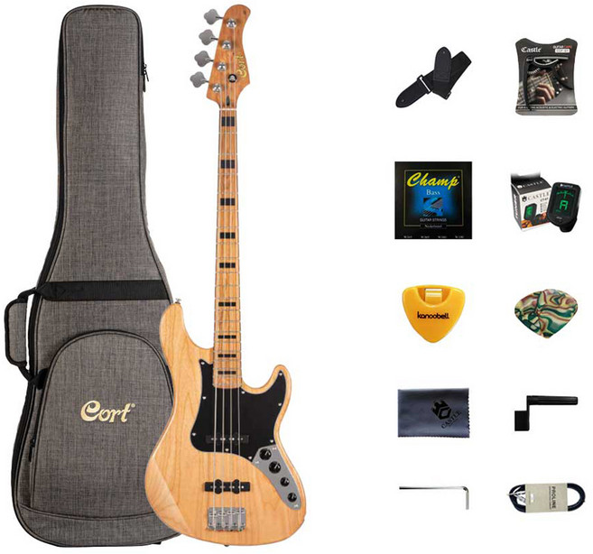 콜트 GB64JJ NAT 베이스 기타, Natural, 1개