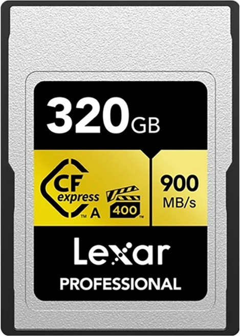 Lexar 雷克沙 Professional Cfexpress Type A Card Gold Series 記憶卡, 320GB, 1個