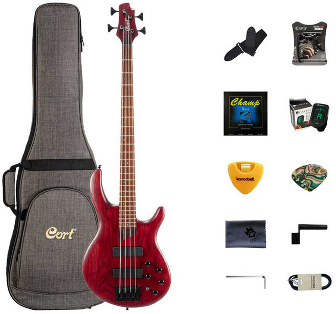 콜트 B4 Element 베이스 기타, OPBR, 1개