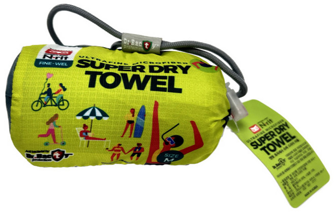 엔릿 슈퍼 드라이 타올 M 40 x 80 cm, 그레이, 1개