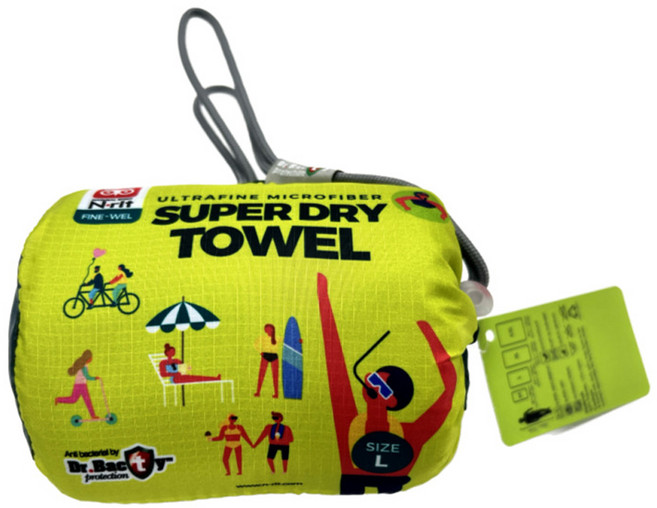 엔릿 슈퍼드라이 스포츠타올 L 60 x 120 cm, M.BLUE, 1개