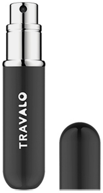 트라발로 클래식 뉴 펌핑식 충전 휴대용 향수공병 5ml, 블랙, 1개
