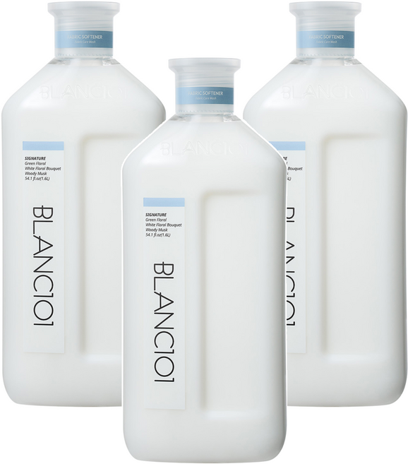 블랑101 섬유유연제 본품, 1.6L, 3개