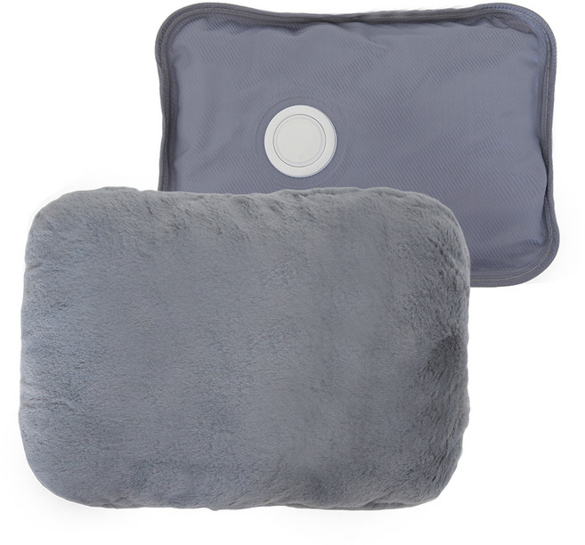 충전식 뽀송 포켓 온수 찜질기, LXE-8009, 그레이