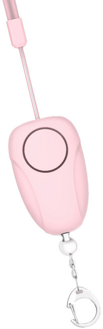 e-kit 逸奇 雙聲隨身警報器吊飾 KS-X86 粉色 120分貝以上, 1盒