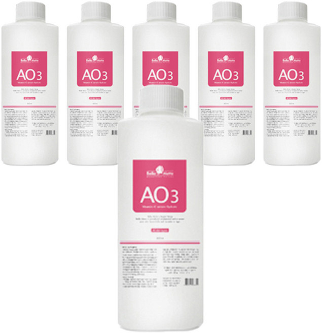 아쿠아필 AO3 솔루션 리필팩, 6개, 400ml