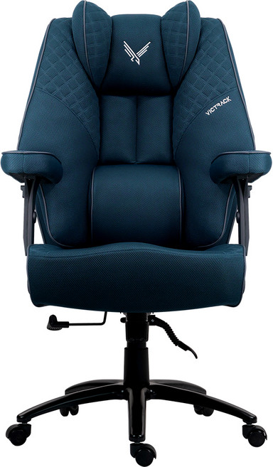 빅트랙 침대형 리클라이너 중역 컴퓨터 게이밍 메쉬 의자 RC-01, 로열블루