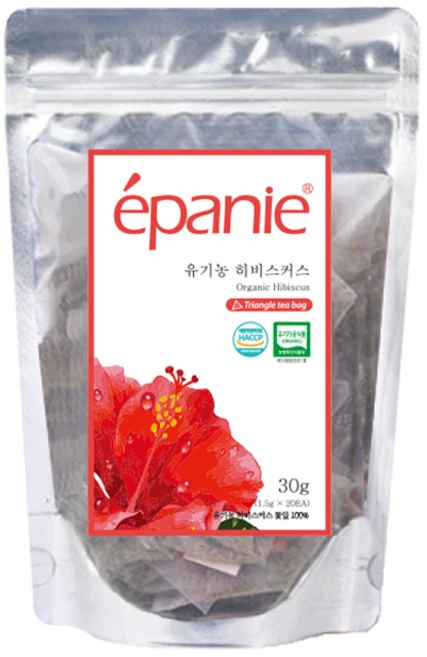 에빠니 유기농 히비스커스 허브차, 1.5g, 20개입, 1개 - 쿠팡