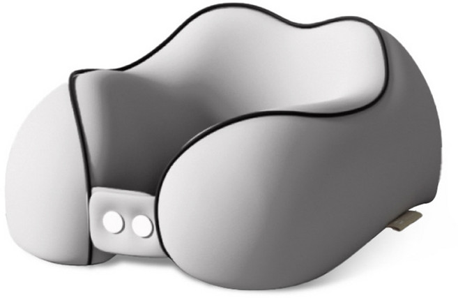 에델린 마카롱 고정형 목베개, 그레이