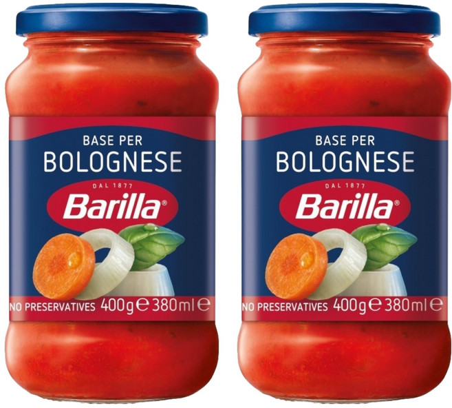 Barilla 百味來 波隆那肉醬義大利麵醬, 2個, 400g
