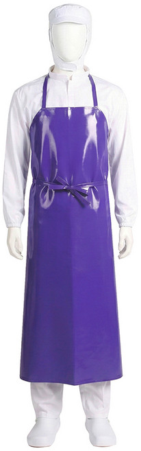 에이앤지 양면코팅 방수 앞치마, 보라(AL09), 3개