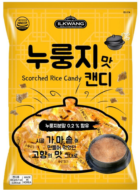일광제과 누룽지맛 캔디, 800g, 1개