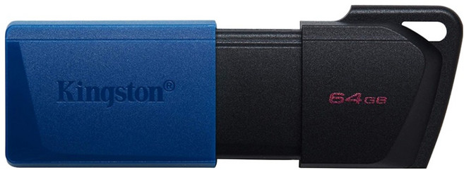 Kingston 金士頓 USB 3.2 隨身碟 DTXM 64GB 活動帽蓋設計 藍色, 1個