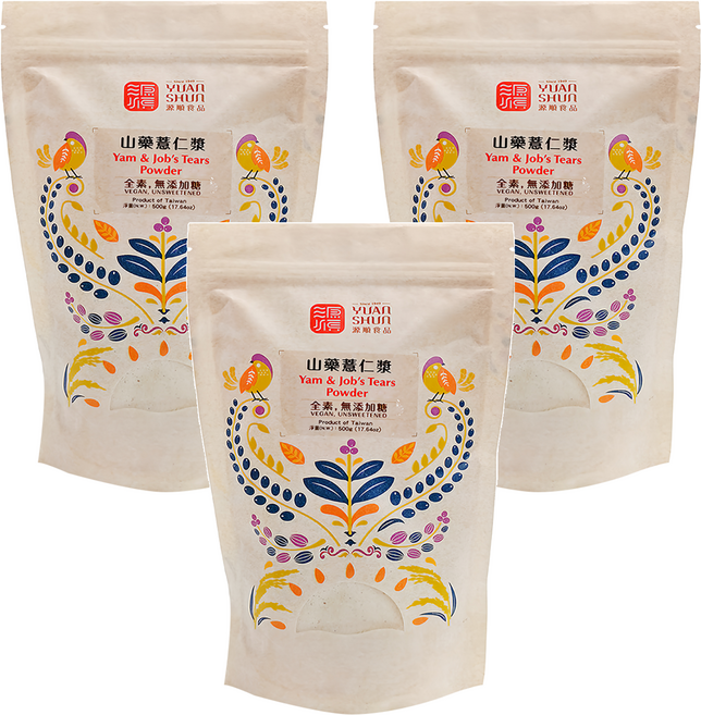 源順食品 山藥薏仁漿, 500g, 1入, 3包