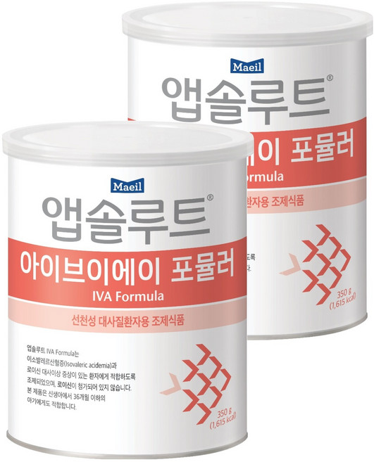 Absolute 愛思諾 IVF配方, 350g, 2個