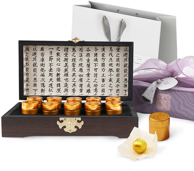 혜윰 달빛 침향환 선물세트+ 쇼핑백, 1세트, 40g