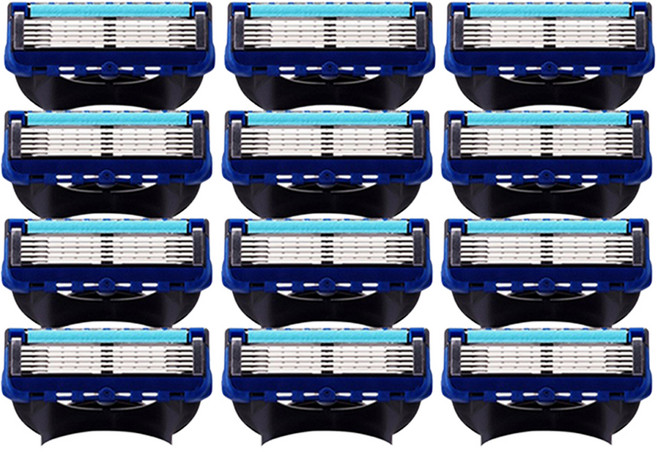 큐지오 질레트 호환용 프리미엄 면도날, 4개입, 3개