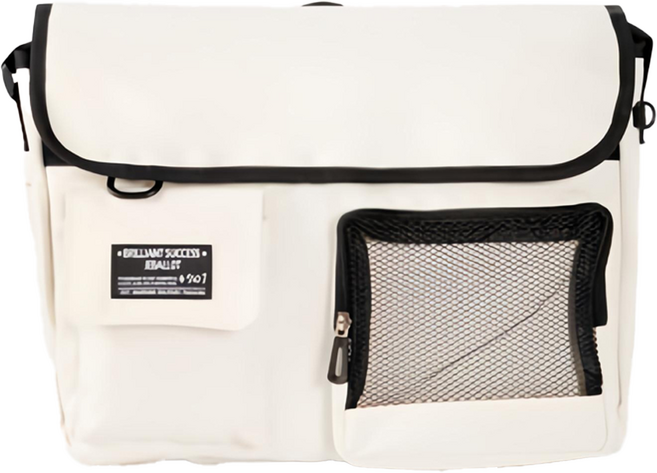 JEBALLOT 都會郵差包, 象牙白