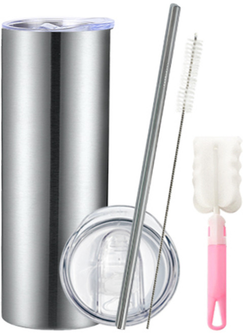 아르크 벨루아 진공 보냉 빨대텀블러 리유저블 스텐 콜드컵, 실버, 900ml, 1개