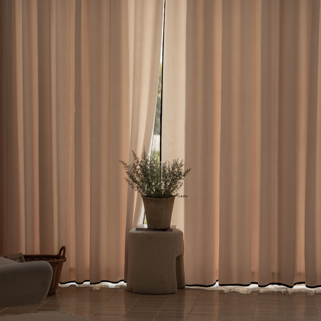 바자르 모던 쉐이드 풀달 아일렛형 암막 커튼