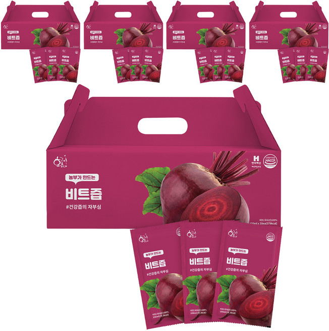 황금이네 국내산 비트즙, 100ml, 150개