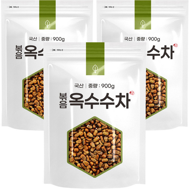 볶음 옥수수차, 900g, 1개입, 3개