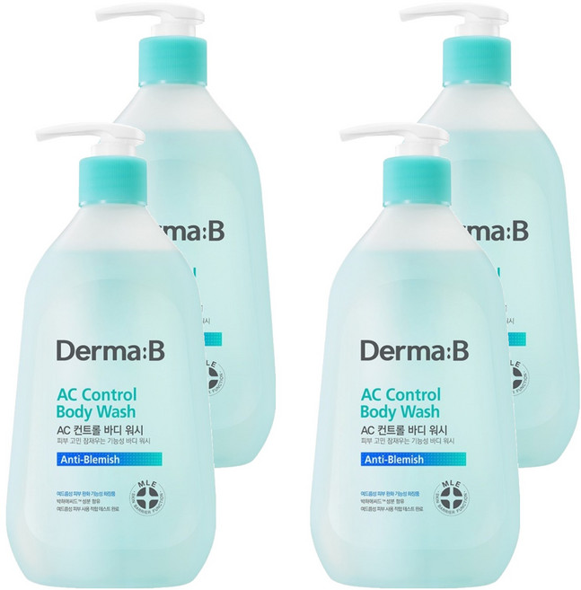 더마비 AC 컨트롤 바디 워시, 420ml, 4개