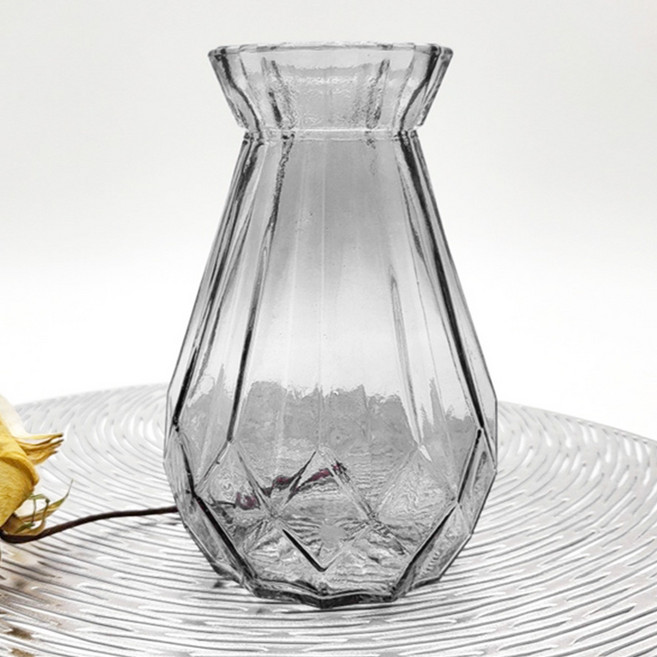 와이스필 디퓨저 공병 미니 보틀 크리스탈 오브제 화병, 그레이