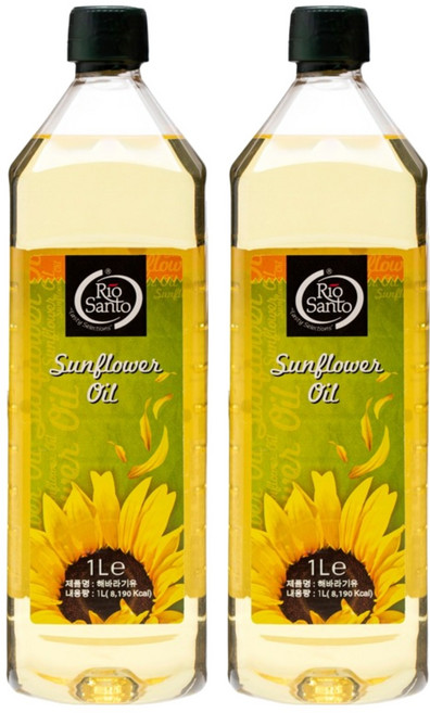 리오산토 해바라기유, 2개, 1L